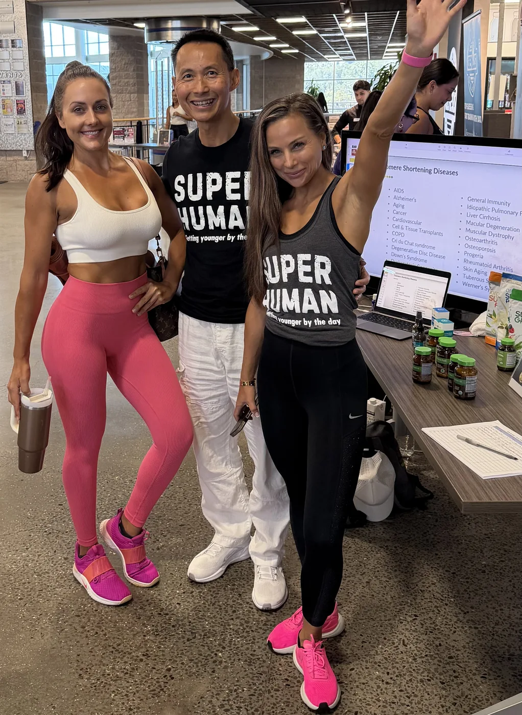 Talking telomeres at a health expo